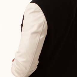 leather sleeve varsity, custom venyl jacket, full sleeve varsity coat 