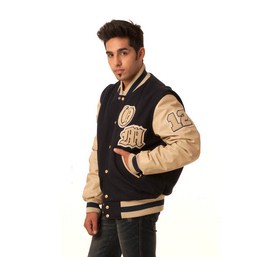 hooded latterman varsity, solid purple jacket, varsity jacket